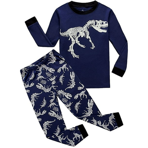 Pijamas para niños pequeños, conjunto de pijamas, ropa de algodón para niños pequeños