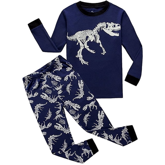 Pijamas para niños pequeños, conjunto de pijamas, ropa de algodón para niños pequeños