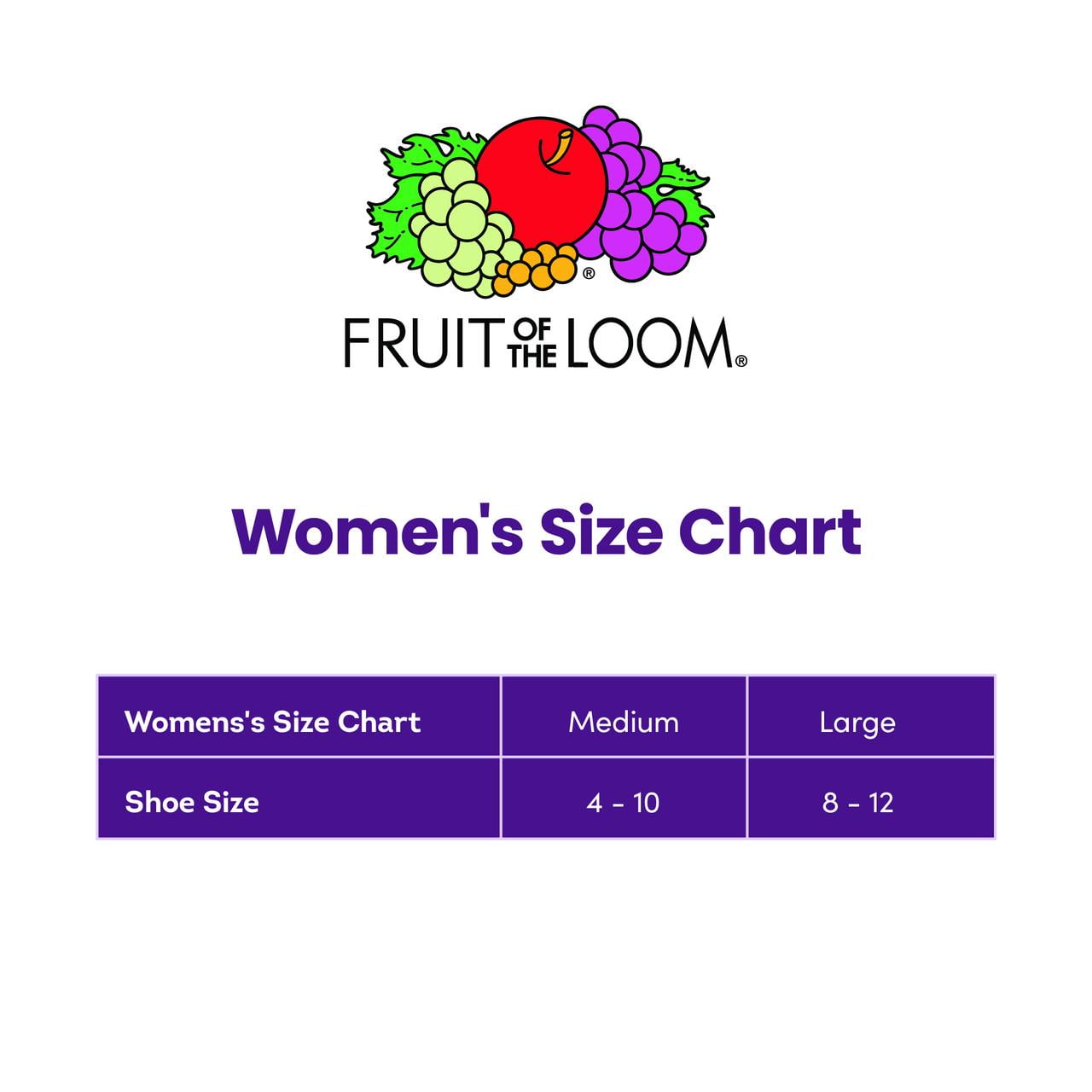 Fruit of the Loom Womens Value No-Show Socks, 3 Pack,Sock Sizes 4-10