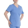 thumbnail image 6 of Scrubstar Women's Core Essentials Stretch V-Neck Scrub Top WM01T893, 6 of 6