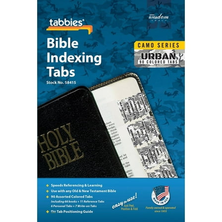 Camo: Camo Urban Bible Indexing Tabs: Urban Camo Bible Tabs (Other)