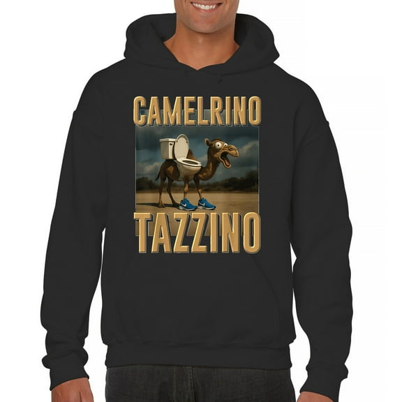 Camelrino Tazzino Unisex Hoodie Funny Italian Brainrot Gen Z Alpha Meme