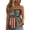 74#(Dark Gray), variant on American Flag Strapless Bandeau Tank Women 4th of July Sleeveless Ruffled Tube Patriotic Strapless Smocked Tube Tops (Gray,S)