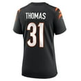 thumbnail image 3 of Women's Nike Michael Thomas Black Cincinnati Bengals Game Jersey, 3 of 4