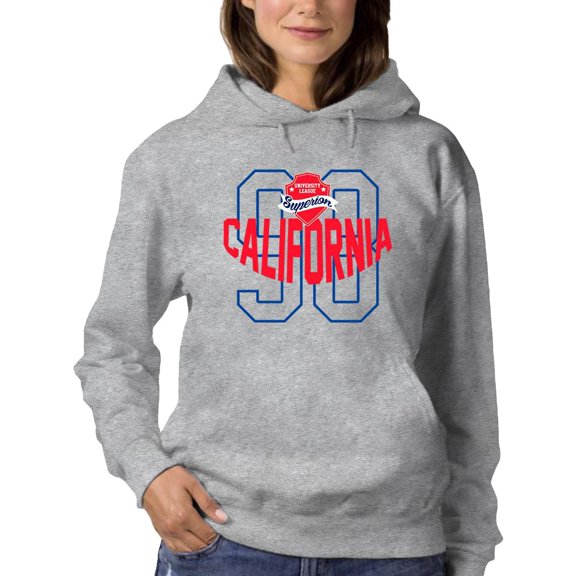 California 98 Banner Hoodie Women -Image by Shutterstock, Female XX-Large