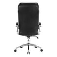 thumbnail image 4 of Realspace® Modern Comfort Verismo Bonded Leather High-Back Executive Office Chair, Black/Chrome, BIFMA Compliant, 4 of 8
