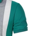 thumbnail image 3 of Ceisia Men's Polo Shirt | Slim Fit Short Sleeve Color Block Patchwork Stripe Polo | Breathable Wrinkle-resistant (Multiple Combinations) Gift, 3 of 7