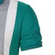 thumbnail image 3 of Ceisia Men's Polo Shirt | Slim Fit Short Sleeve Color Block Patchwork Stripe Polo | Breathable Wrinkle-resistant (Multiple Combinations) Gift, 3 of 7