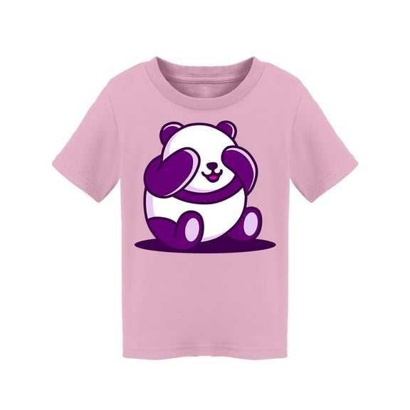 Cute Panda Covering Face T-Shirt Toddler -Image by Shutterstock,  2 Toddler