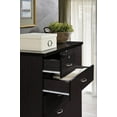 thumbnail image 2 of Hodedah 7-Drawer Dresser with Side Cabinet with 3-Shelves, Chocolate, 2 of 5
