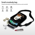 thumbnail image 7 of HELLHERO Double Layer Women Shoulder Bag, Polyester Cross Body Purse for Men, Women, Ghost Pumpkin Crying, 7 of 7