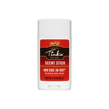 Tink s #69 Doe-In-Rut Estrous Doe Urine Natural Scent Stick 2.75oz