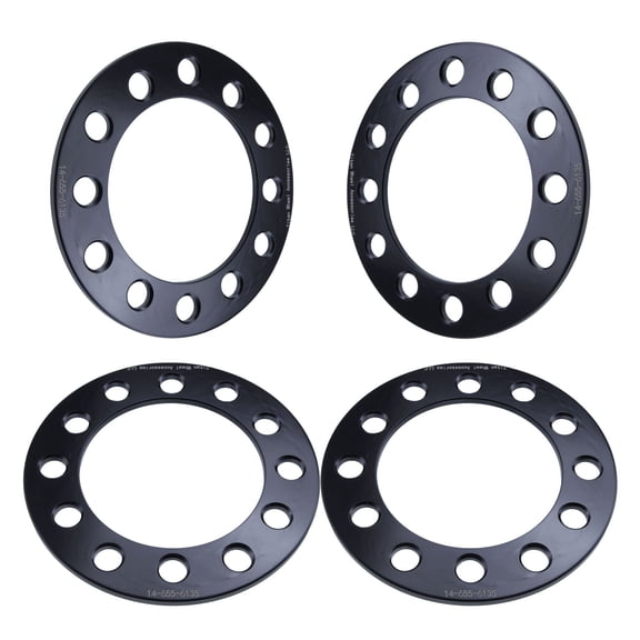1/4" Titan Wheel Spacers for Cadillac Chevy GMC Trucks SUV Van | 6x5.5 (6x139.7) | Set of 4