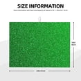 thumbnail image 2 of Yiaed Green Sparkling Shiny Print Highly Absorbent Microfiber Kitchen Counter Mat, Dish Drying Pad for Dishes, Utensils, Pots and Pans, Large 18" x 24", 2 of 7