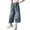 Blue, variant on UJNDER Girls Jeans Casual Korean Style Capris for Preteen Kids Lightweight Denim Pants Fashionable Everyday Wear Girls Pants,Blue,11-12 Years