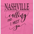 thumbnail image 2 of Nashville Tennessee Is Calling Women's Graphic T Shirt Tees Brisco Brands M, 2 of 2