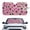 Black Paw Print Pattern on Pink Swirl Background, variant on Uourmeti Winking Eye Pixelated Geometric Windshield Sun Shade - UV & Heat Block Foldable Cover for Cars, SUVs & Trucks - Stylish Automotive Interior Accessory