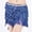 Blue, variant on Bohemian Waist Scarf With Sequins Fringe Belly Dance Wrap Skirt For Performance And Party Wear