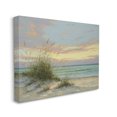 thumbnail image 3 of Beach Grass Vivid Sunset Coastal Painting Gallery Wrapped Canvas Print Wall Art, 3 of 7