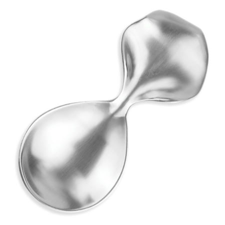 Decorative Silverplate Spoon - Blue Leaves