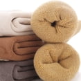 thumbnail image 4 of Baby Non Slip Socks Winter 5 Pairs Kid Thick Warm Crew Socks with Grips, 4 of 7