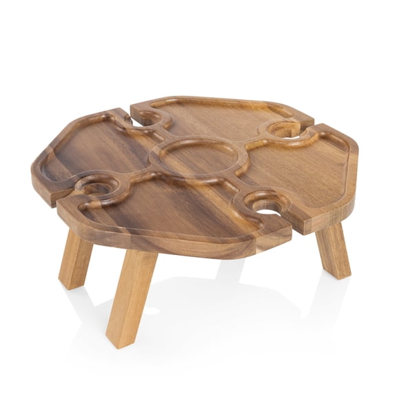 Toscana Mesavino Wine Picnic Table, Acacia Wood