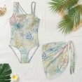thumbnail image 5 of Xoenoiee Starfish Coral Pattern Girls Swimsuit with Cover Up Skirt One Piece Teen Bathing Suit Removable Bra Swimwear with Pad for Summer Holiday Party, 13-14 Years, 5 of 7