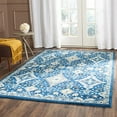 thumbnail image 3 of Safavieh EVOKE, ROYAL / IVORY, 3' X 5', Area Rug, EVK224A-3, 3 of 4