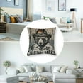 thumbnail image 5 of . Vintage Smokey Bear Logo Only You Can Prevent Wildfires Throw Pillow,  , Multicolor, 5 of 7