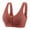 Coffee, variant on Fengqque Mother's Plus Size Nursing Soft Comfort Fit Bra No Steel Ring Lactation Vest Back Adjustment Yoga Running Bra