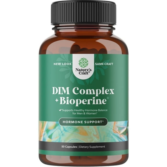 Extra Strength Diindolylmethane Dim Supplement - 300mg per serving DIM Hormone Balance for Women and Men - Balancing Estrogen Supplement for Women and Men for Menopause and Metabolism Support