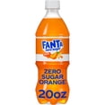 thumbnail image 3 of (4 pack) Fanta Zero Sugar Orange Soda Pop Bottle, 20 fl oz, 3 of 20