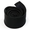 thumbnail image 4 of Corbata estrecha formal de rayas oscuras de moda de color sólido para hombre, corbata pequeña informal de negocios negra para boda, 4 of 5