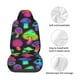 thumbnail image 4 of Balery Bright Mushrooms Funda de Asiento para Auto con Diseño - Cubierta Frontal Suave y Transpirable con Protector Antideslizante- 1 Unidad, 4 of 5