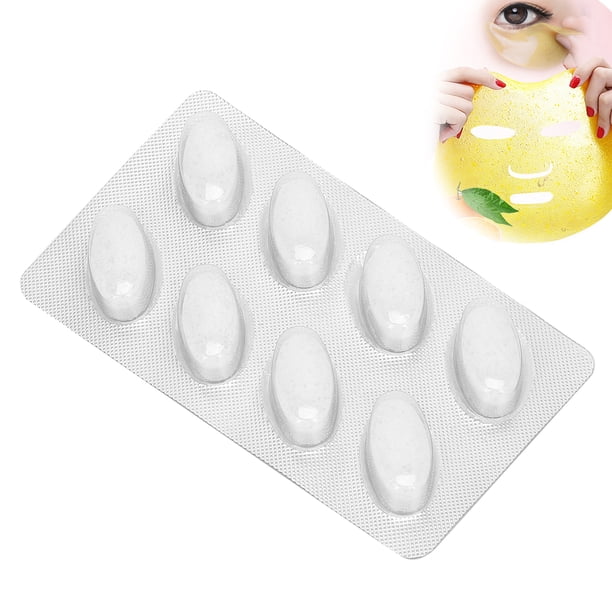 Cápsula De Colágeno Para Hacer Mascarillas, Ingredientes Naturales, 8 Piezas, Máquina Para Hacer Mascarillas DIY, Cápsula De Colágeno Para Mujer Para Máquina Para Hacer