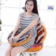 thumbnail image 4 of Soft Cute Plush Donut Cushion Waist Pillow Sofa Seat Banmo, 4 of 4