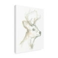 thumbnail image 2 of Trademark Fine Art 'Deer Cameo IV' Canvas Art by June Erica Vess, 2 of 3