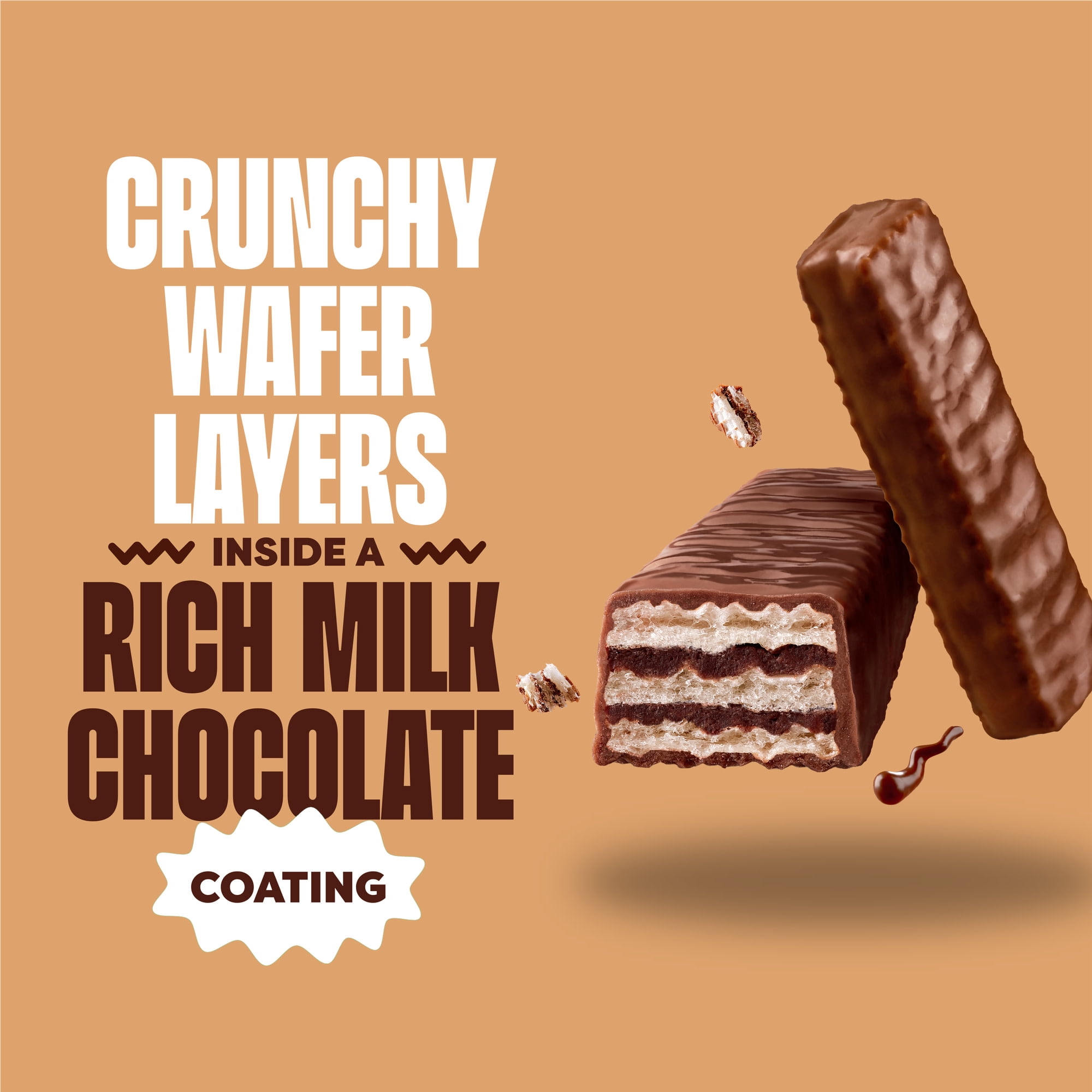 (3 pack) Glutino Gluten Free Milk Chocolate Wafers, 4.6 oz.