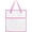 Pink, variant on 16.1x16.1inch Sew Project Bag Jumbo Needlepoint Project Bag for Sewing Quilting Craft Organizer Storage Portable Vinyl Mesh Zipper Pouch with Handle for Quilter Crafter Art Stitching(Pink)