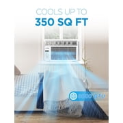 Commercial Cool Window Air Conditioner 8000 BTU, AC Window Unit Cools Up to 350 Square Feet, Window AC Unit with Full Function Remote Control, 3 Cooling Speeds and Fan Only Function, CWAM08W6C, White