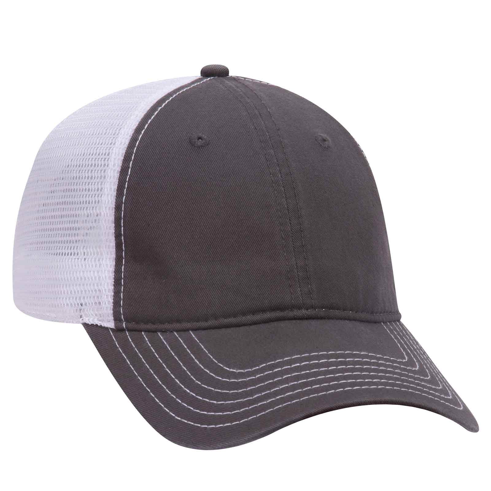 OTTO CAP 6 Panel Low Profile Mesh Back Trucker Dad Hat