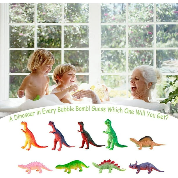 Boule de Sel de Bain à Motif de Dinosaure pour Enfant, Huile Essentielle,  Aromathérapie, Emballage