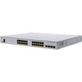 thumbnail image 2 of Cisco 250 CBS250-24FP-4X Ethernet Switch - 24 Ports - Manageable - 2 Layer Supported - Modular - 451.80 W Power Consumption - 370 W PoE Budget - Optical Fiber, Twisted Pair - PoE Ports - Rack-mount..., 2 of 2