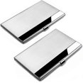 thumbnail image 1 of Metal business card holder Stainless steel business card case Business card case Stainless steel business card case Card case, 1 of 4