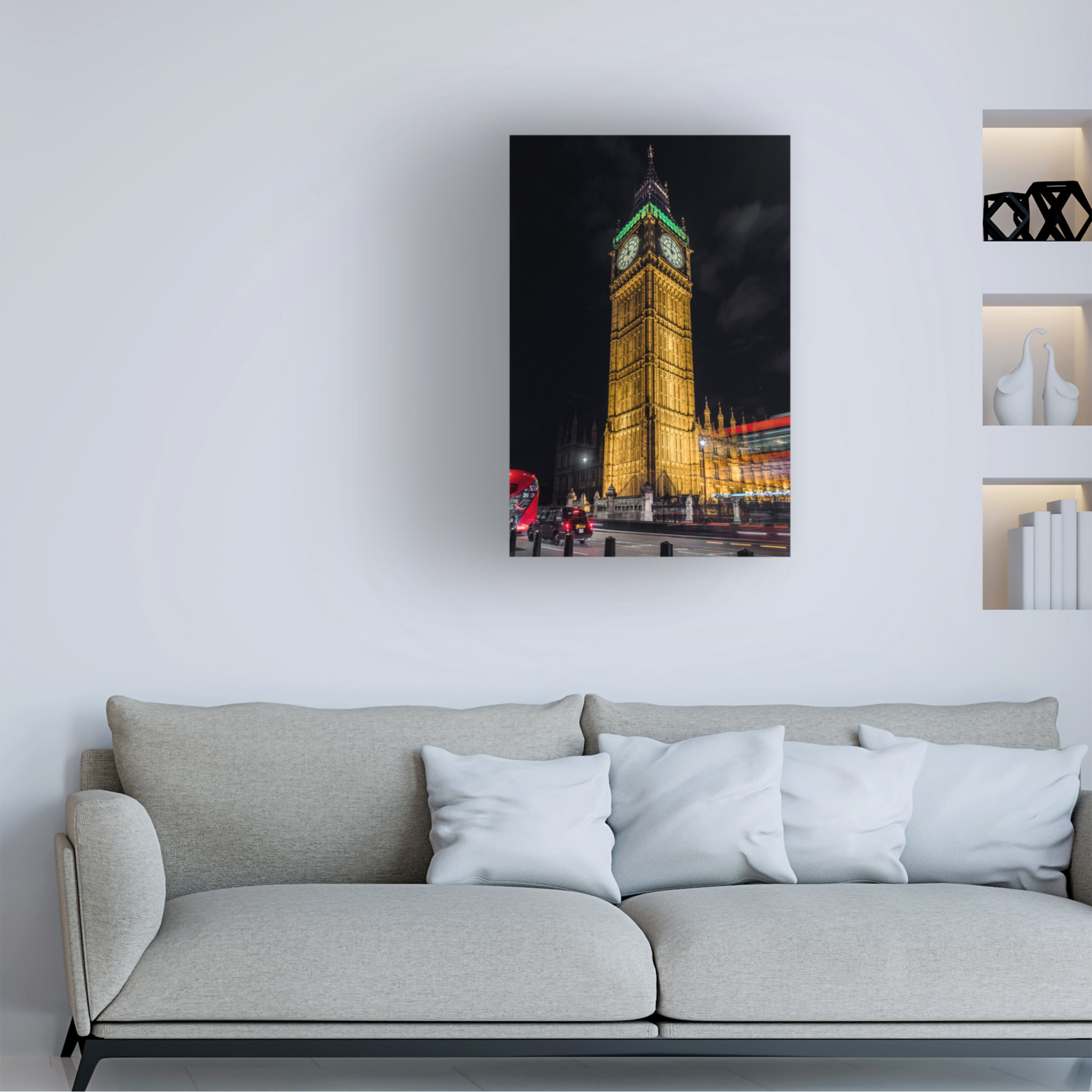 Trademark Fine Art Fernando Silveira  Quarter to Midnight Canvas Wall Art