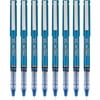 Pilot, Precise V5, Capped Liquid Ink Rolling Ball Pens, Extra Fine Point 0.5 mm, Blue, Pack of 8