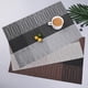 thumbnail image 4 of Juego de 10 manteles individuales impermeables de PVC, de plástico, para cuencos, posavasos, manteles aislantes Gris, 4 of 7