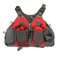 thumbnail image 2 of Gilet de Pêche à la Mouche en Maille, Rouge Respirant Léger Taille Libre Multiples Poches Réglables Gilet de Pêche à la Mouche Séchage Rapide pour l'Extérieur pour Pêcheur, 2 of 8