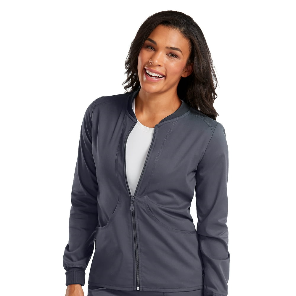 Med Couture Med Couture NEW TOUCH Women's ZipFront Warm Up Scrub Jacket [XS 3XL, FREE