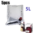 thumbnail image 1 of 5 X Replacement Bags For Bag In Box Drinks Container / Wine Dispenser - 5 Litre, 1 of 7